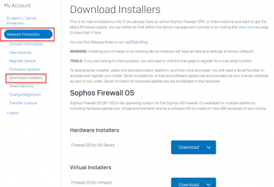 Tường lửa Sophos: Chuyển đổi OS Sophos SG UTM qua OS Sophos XG