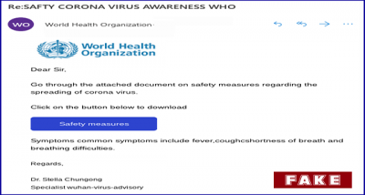 Tội phạm mạng lợi dụng dịch cúm corona để đánh cắp thông tin