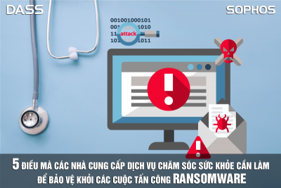 5 bước quan trọng cần thực hiện để chống ransomware trong ngành dịch vụ chăm sóc sức khỏe