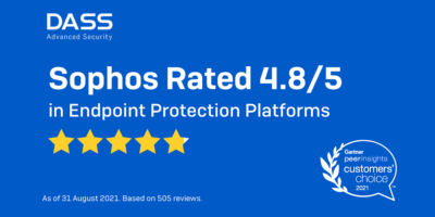 Sophos được vinh danh trong Gartner Peer Insights Customers’ Choice cho nền tảng bảo vệ điểm cuối 2021
